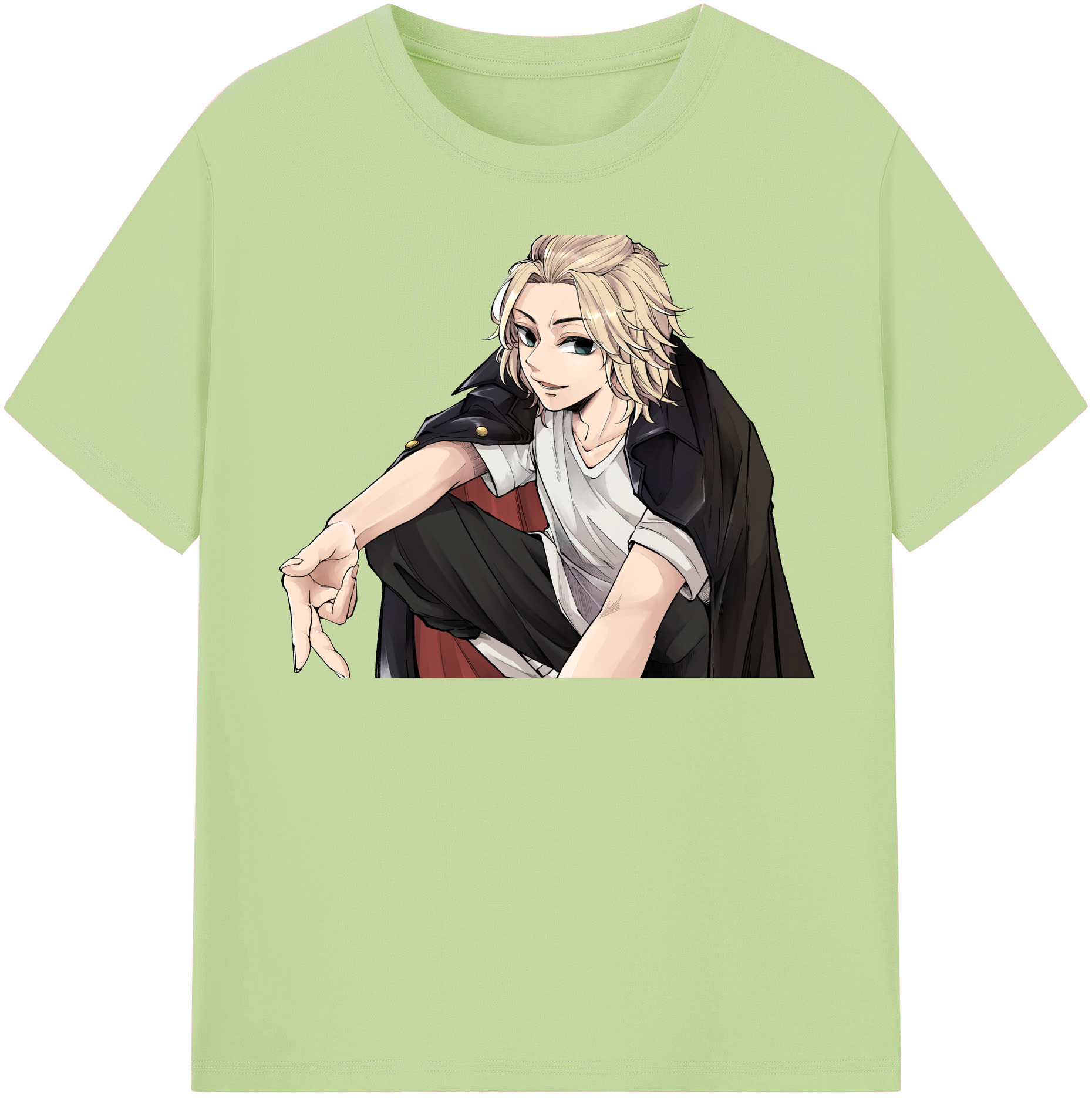 （画像用） 東京リベンジャーズ Tokyo Revengers 綿100％半袖Tシャツ（フロントプリント）
